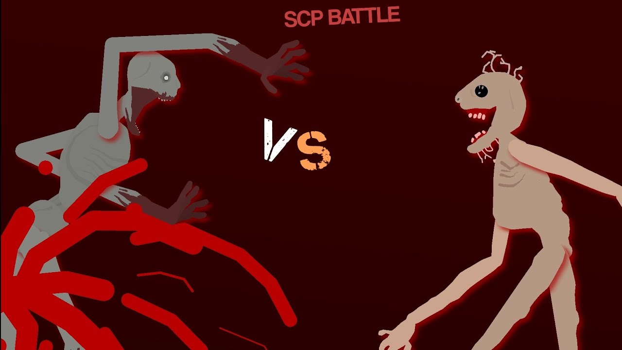 SCP BATTLE - SCP - 096 Vs SCP - 4666 | Animation Stick Nodes!