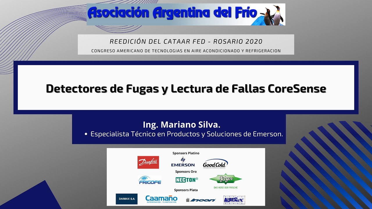 Detectores de Fugas y Lectura de Fallas CoreSense - Ing. Mariano Silva, Emerson.