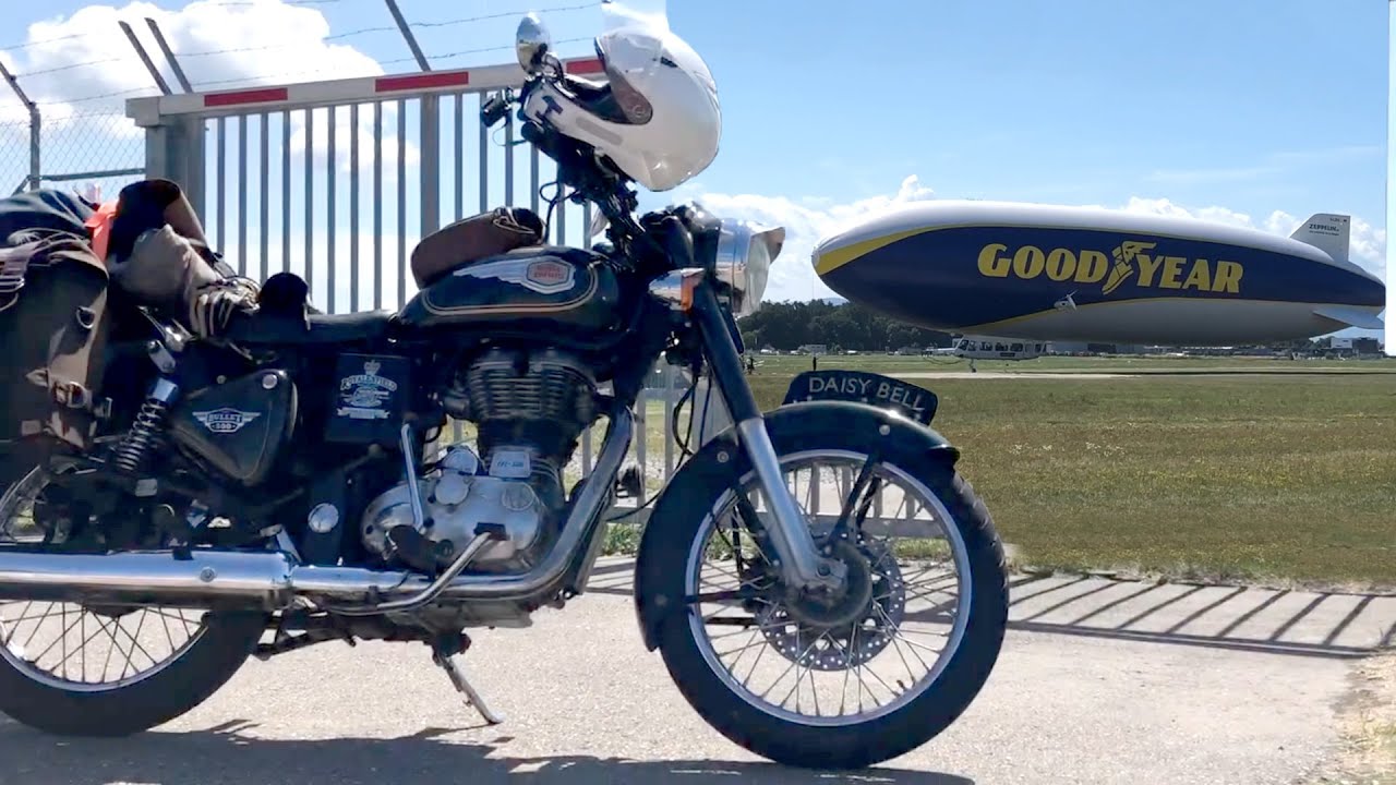 Chasing Zeppelins in Austria on my Royal Enfield Bullet 500!