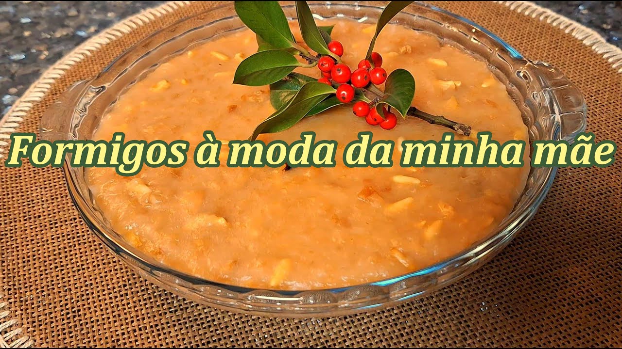 FORMIGOS / RECEITA DE NATAL/ Homenagem á minha Mãe