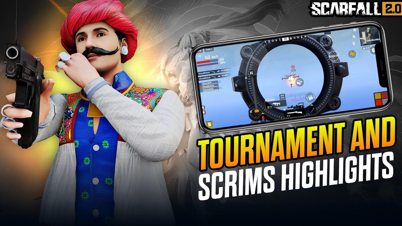 SCARFALL 2.0 TOURNAMENT AND SCRIMS HIGHLIGHTS||@ScarFall2.0 😊||Scarfall 2.0 Indian best game|| #51