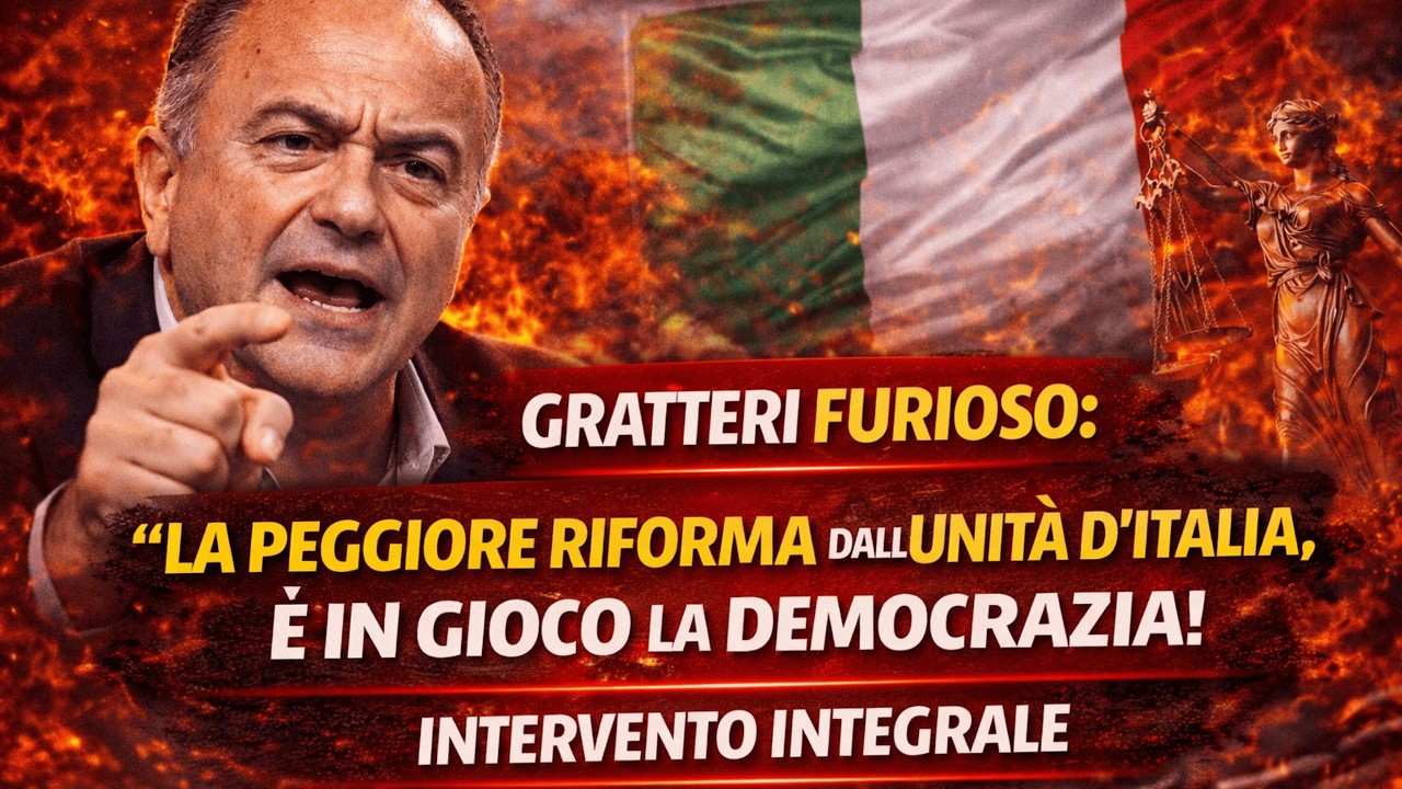 Gratteri furioso: ‘La peggiore riforma dall’Unità d’Italia. È in gioco la democrazia’