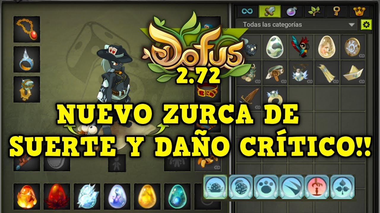 [DOFUS 2.72] PROBAMOS AL NUEVO ZURCÁRAK!! 199 SUERTE Y DAÑO CRÍTICO | Koliseos 1vs1 - Kuyvros-yt