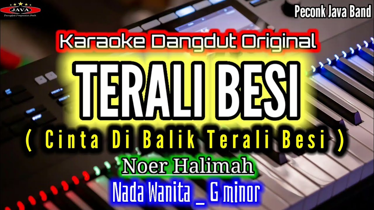 KARAOKE CINTA DIBALIK TERALI NADA WANITA NOER HALIMAH