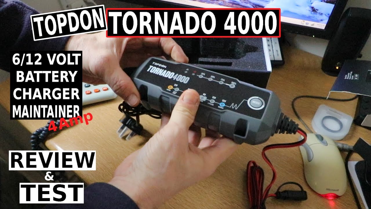 Зарядное устройство TOPDON TORNADO 4000 для аккумуляторов — обзор и тестирование