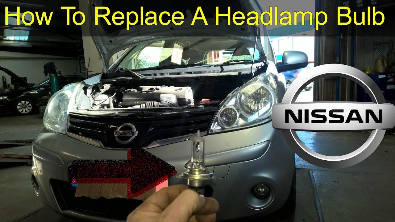 Nissan Note Headlight Bulb & Park Light Replacement - How To DIY