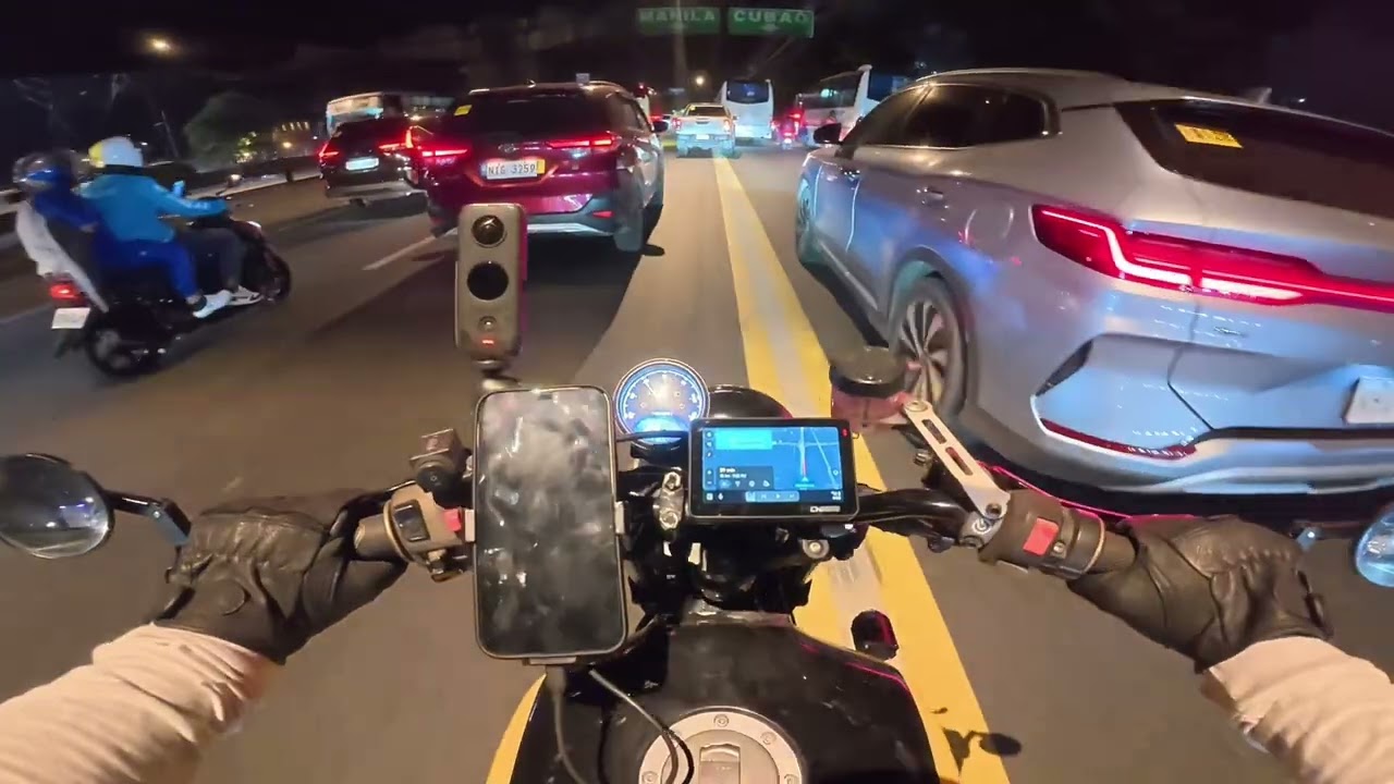 YAMAHA XJR 400 | NIGHT RIDE | DJI ACTION 5 PRO