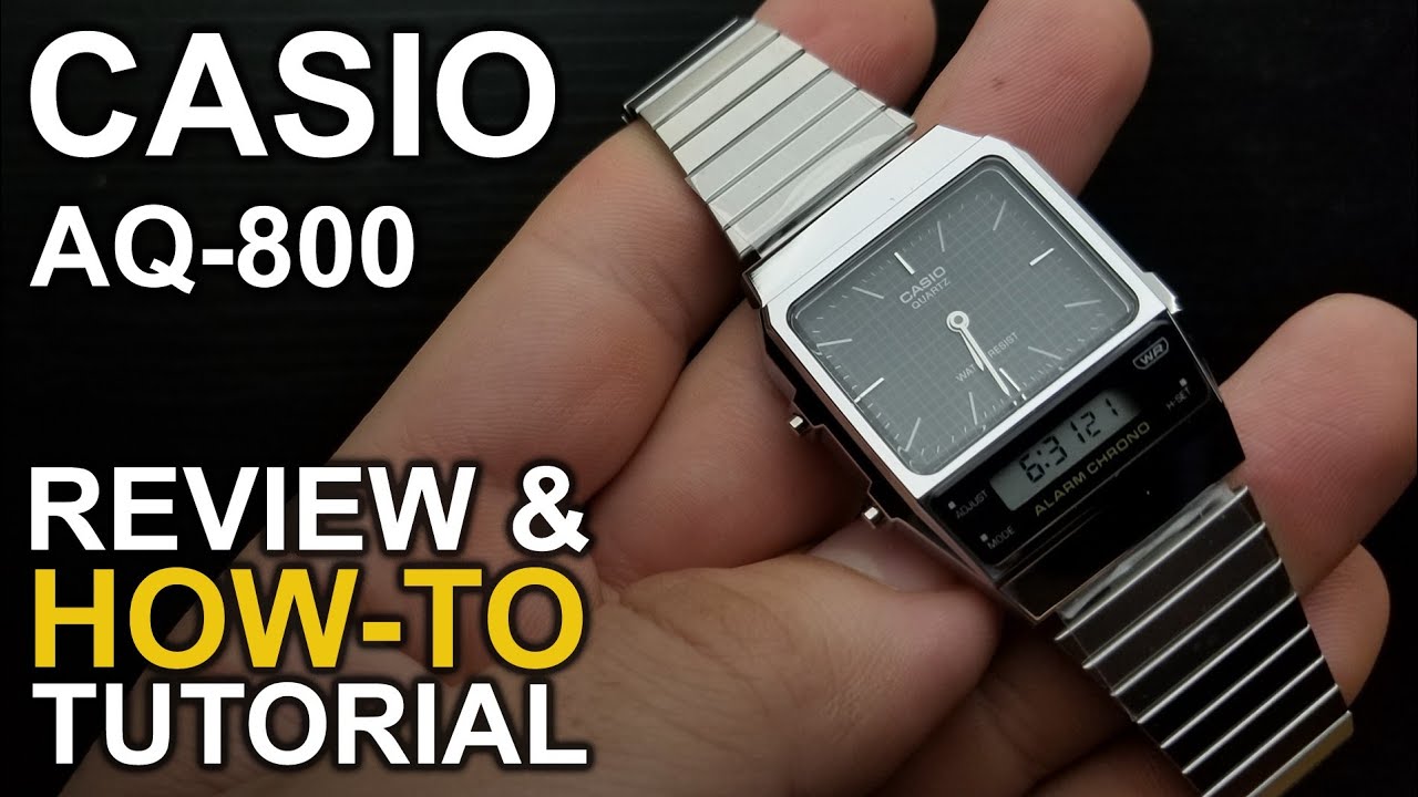 Casio AQ 800 - Review and How To Tutorial