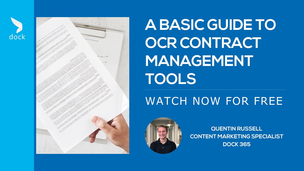 A Basic Guide to OCR Contract Management Tools
