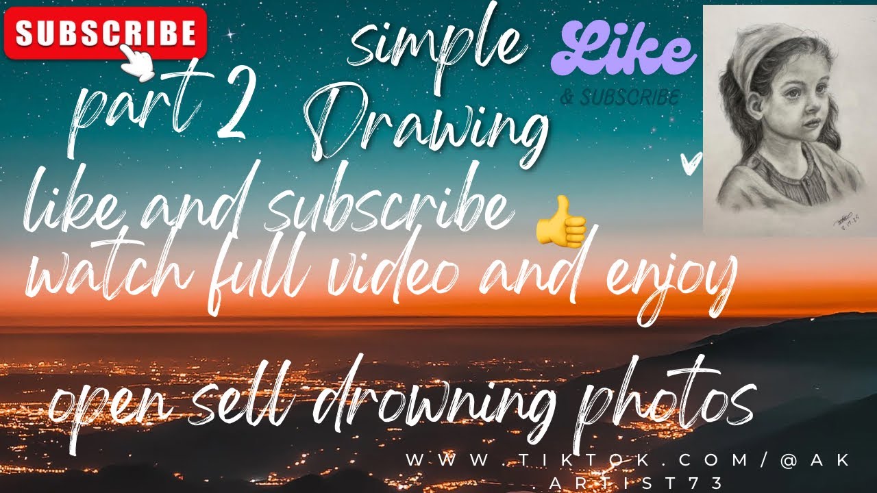 part 2 ✏️❤️Handmade Drawing	•	My Sketch	•	Basic Sketch Art