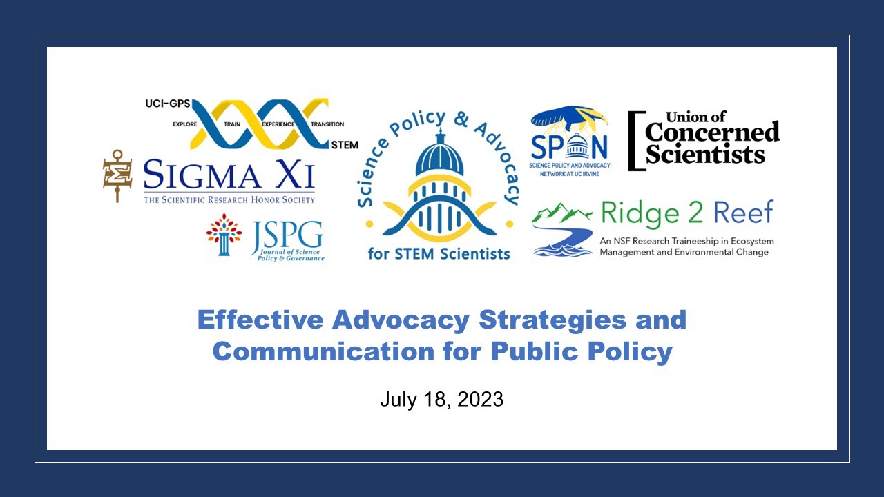 Effective Advocacy Strategies and Communication for Public Policy (Module 2)