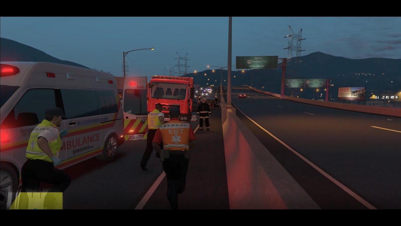 GTA 5 LSPDFR台灣 浴火鳳凰 生命之星 （專責救護）EP.安可