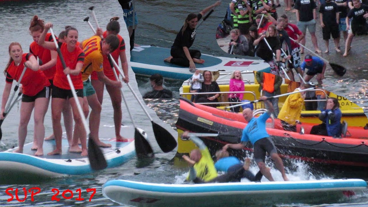 GIANT STAND UP PADDLE BOARD RACE