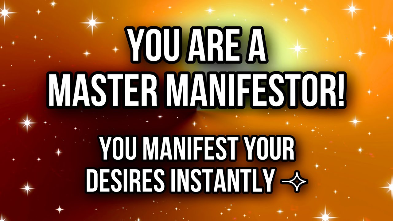 YOU ARE A MASTER MANIFESTOR ✧ YOU'RE TOO POWERFUL!