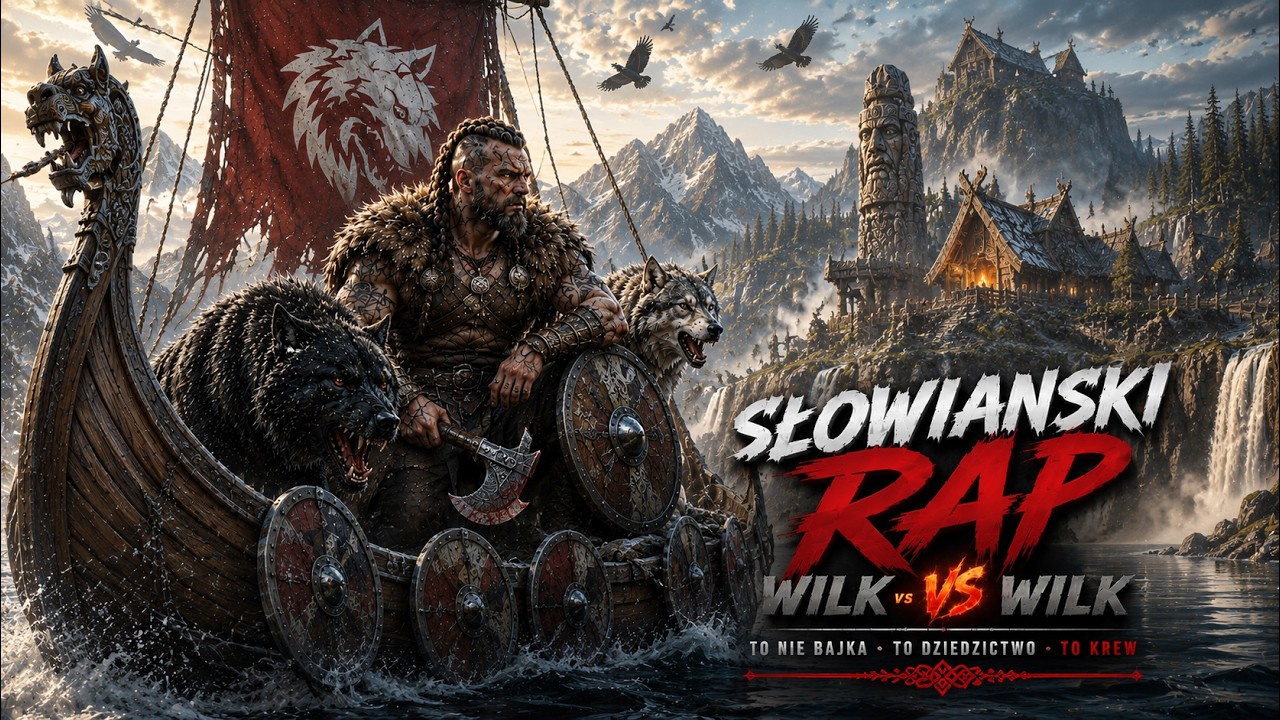 🐺 Słowiański Rap 2026 | Wilcze Dziedzictwo ⚔️ Dark Slavic Rap Mix | Epic Warrior Music | Night Drive