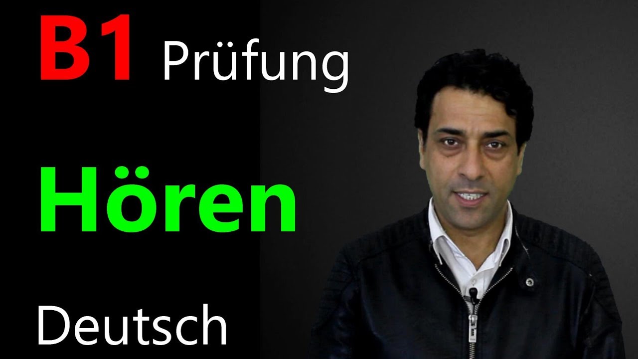 B1 Prüfung Hören. Deutsch (3) امتحان السماعي