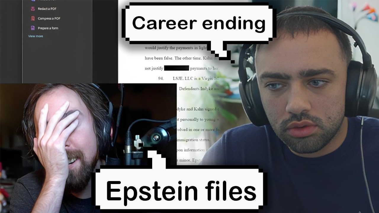 Asmongold UNCOVERS Epstein Files | Mizkif Exposes Himself