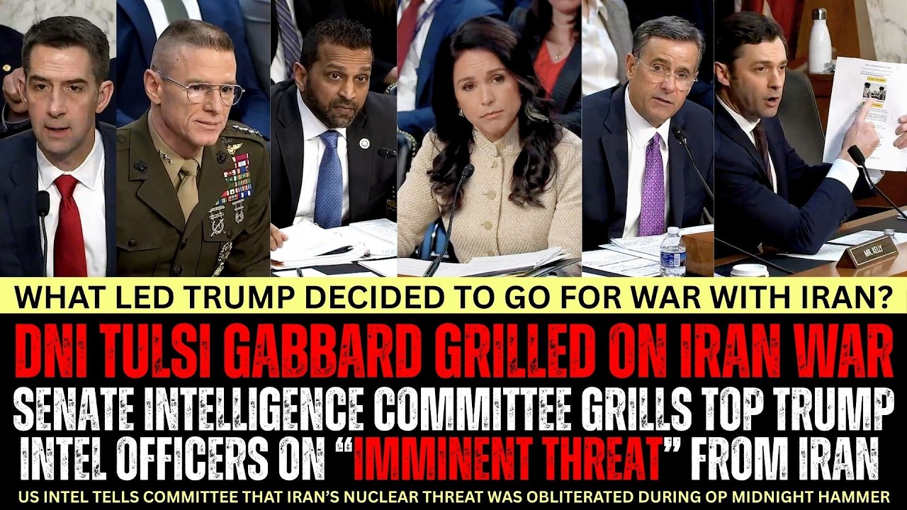 DNI Tulsi Gabbard Grilled on Iran War! Spell Out 'Imminent Threat' If Nuclear Prog Was Obliterated?