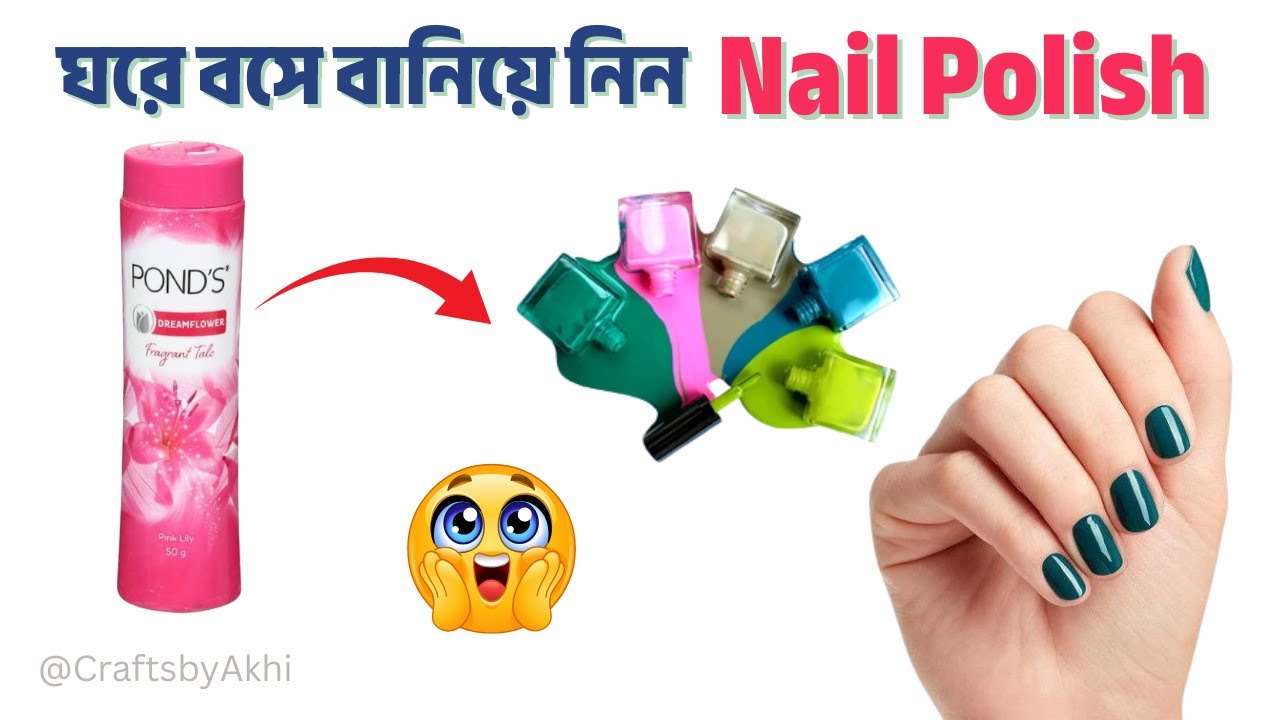 How to make Nail Polish at home / DIY homemade Nail polish Nail polish tutorial/making nail polish