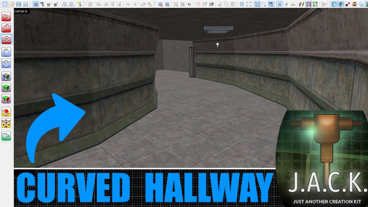 Half-Life Mapping Tutorial #11 - Making A Curved Hallway