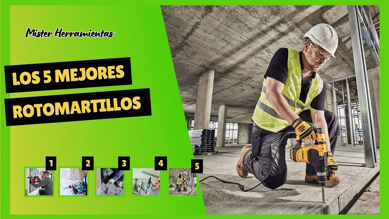 Los 5 mejores rotomartillos Calidad Precio  🛠️ Comparativa de martillos perforadores