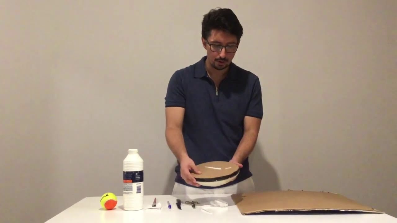 Como fazer uma raquete alternativa (raquete de mão)