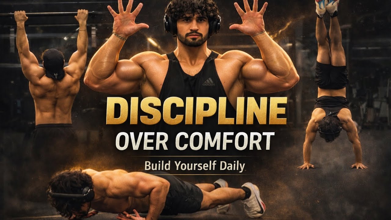 DISCIPLINE OVER COMFORT – Ultimate Motivation for Gym & Life 2026