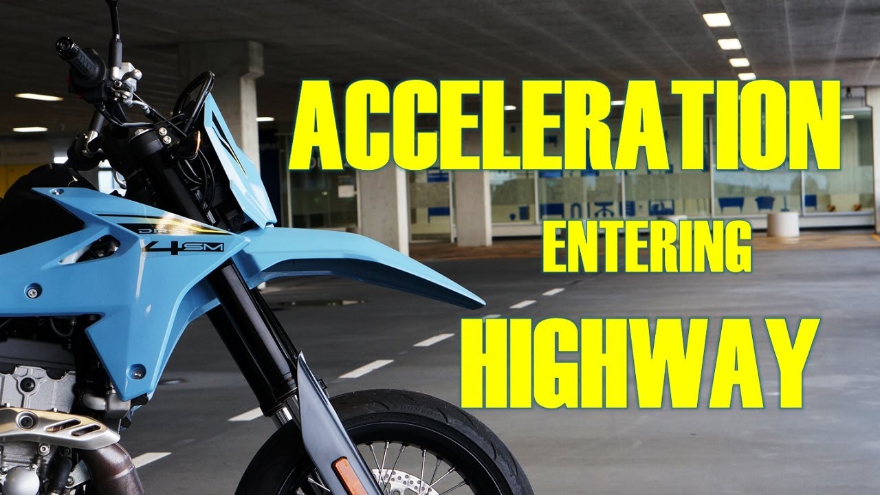 2026 SUZUKI DR-Z4SM - ACCELERATION ENTERING HIGHWAY