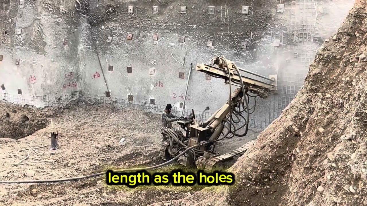 How This Deep Excavation Doesn’t Collapse (Soil Nailing)