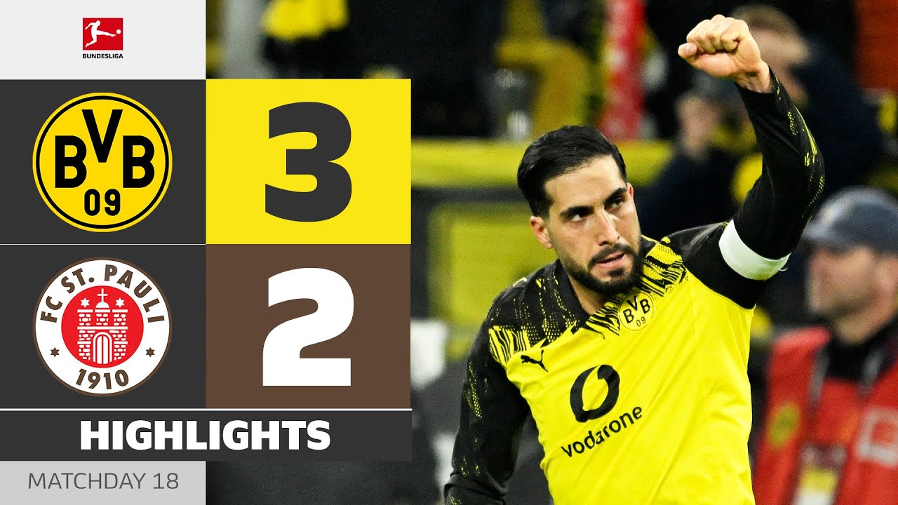 Captain Can Saves BVB! | BORUSSIA DORTMUND - ST. PAULI | Highlights | Matchday 18 &ndash; Bundesliga 25/26