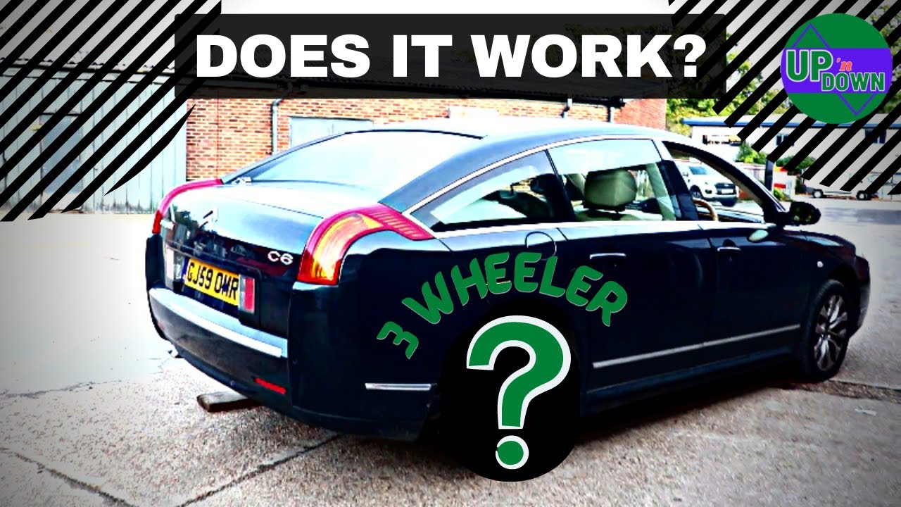 Can you drive a CITROEN C6 on THREE Wheels?!