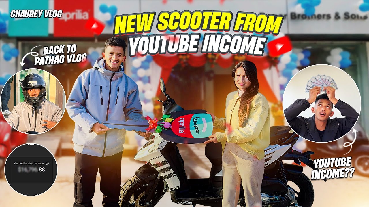 Великобритания🇬🇧 xodera aaye paxi Непал ма Фери «PATHAO VLOG» ||feri SCOOTER kiniyo❤️