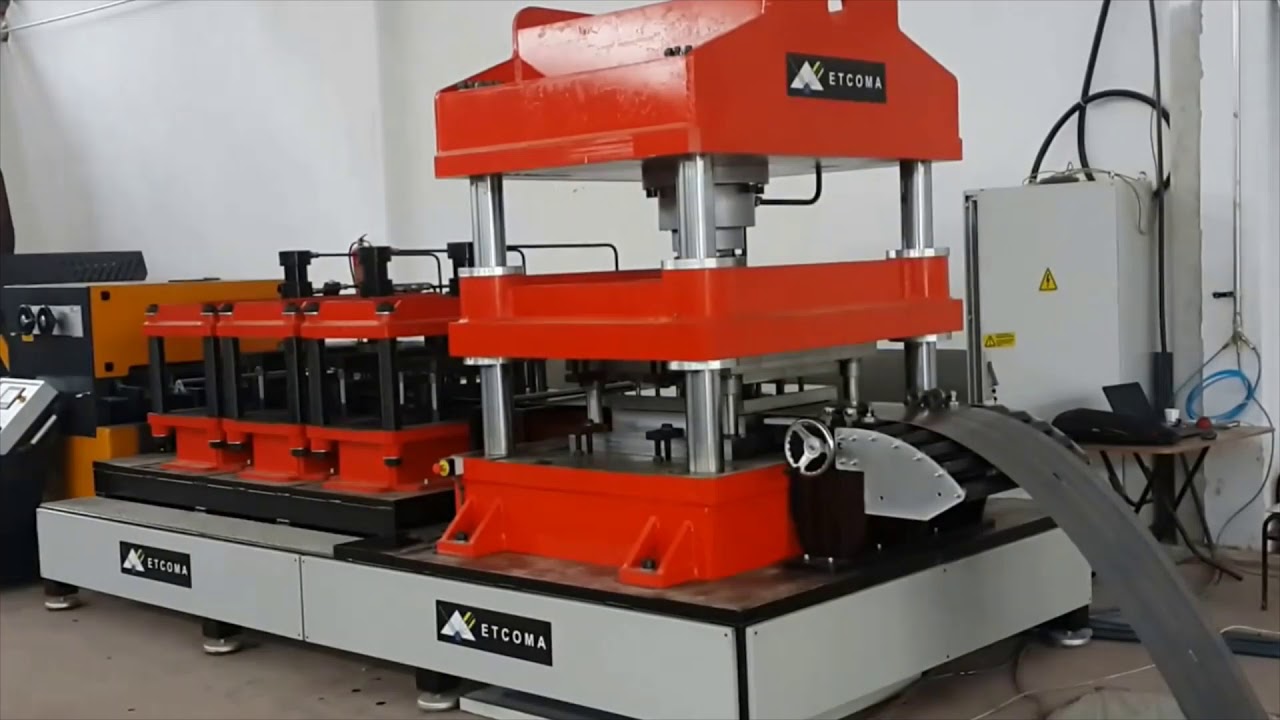 Guard Rail ( Road Barrier ) Rail A, B, 2w, 3w, C Post, ∑ Post, Span Band Roll Forming Line - ETCOMA