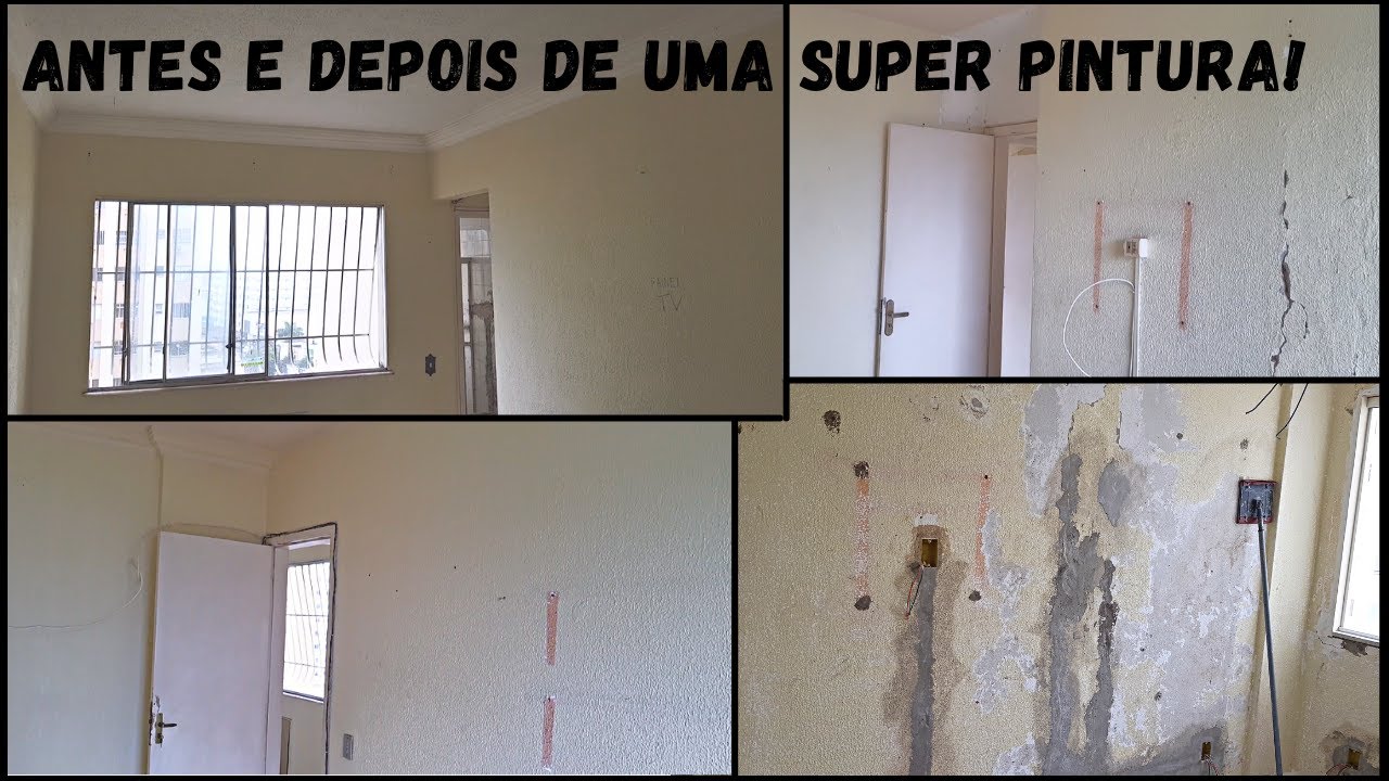 Pintando um apartamento antigo do início ao fim! Que transformação! Você vai querer ver! DIY!