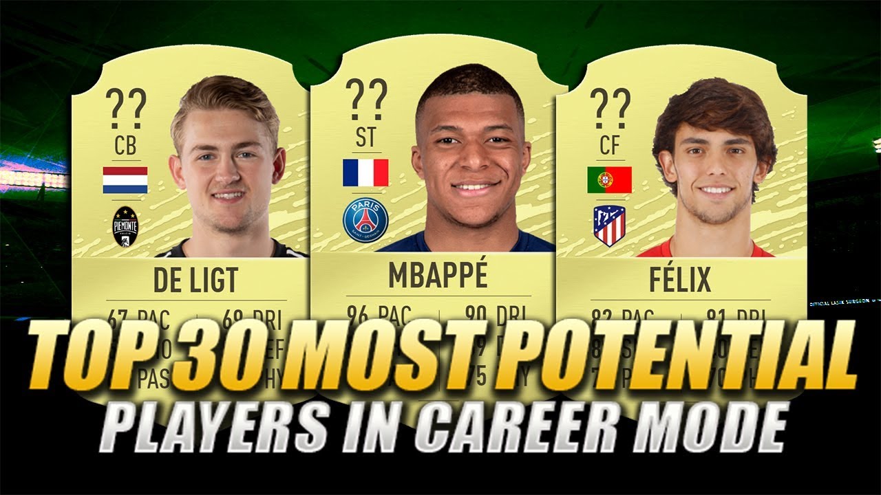 FIFA 20 | TOP 30 MOST POTENTIAL PLAYERS | CAREER MODE | w/ Mbappe, De Ligt & Joao Felix