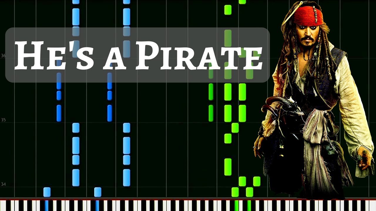 Pirates Of The Caribbean - He's A Pirate (Kyle Landry) (Synthesia)