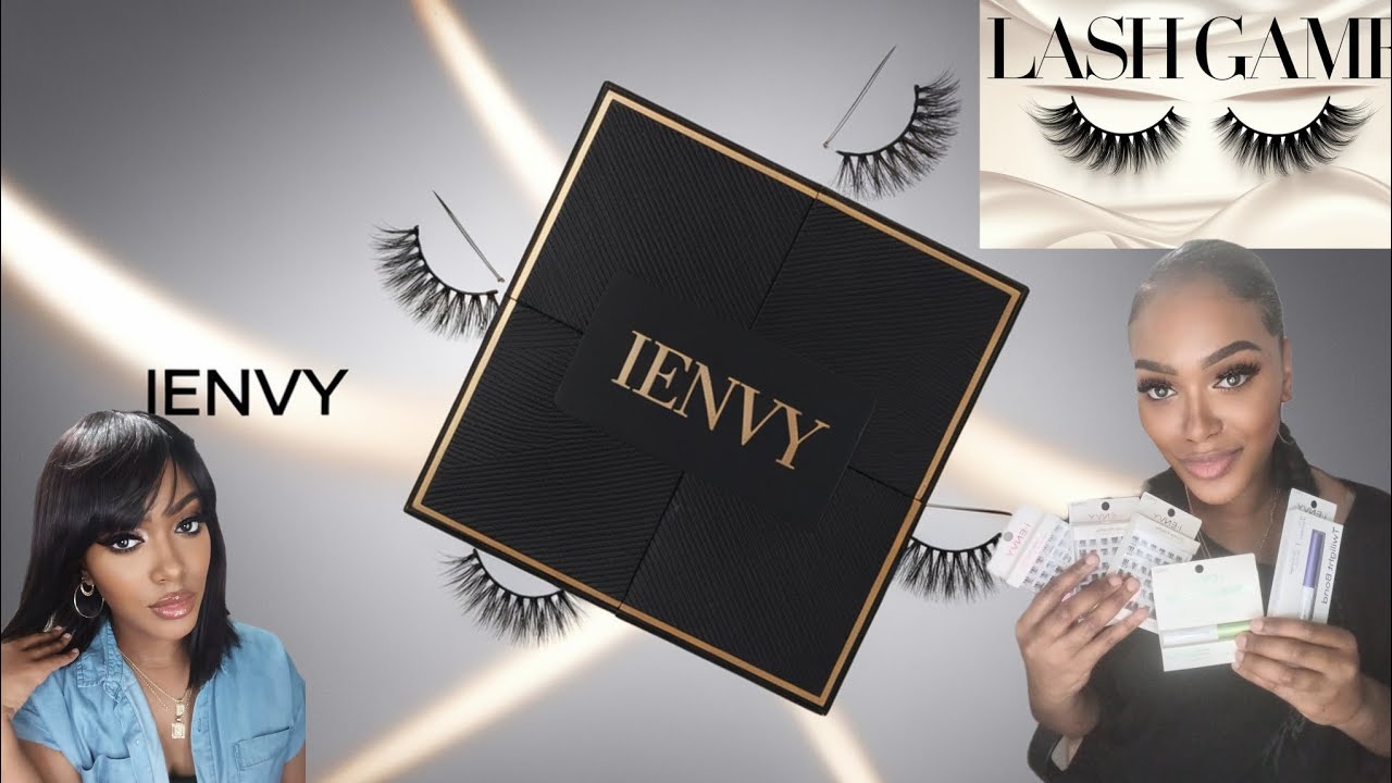 Reacting to IEnvy's Best Strip & Individual Lashes + 2-in-1 Lash Glue Game!