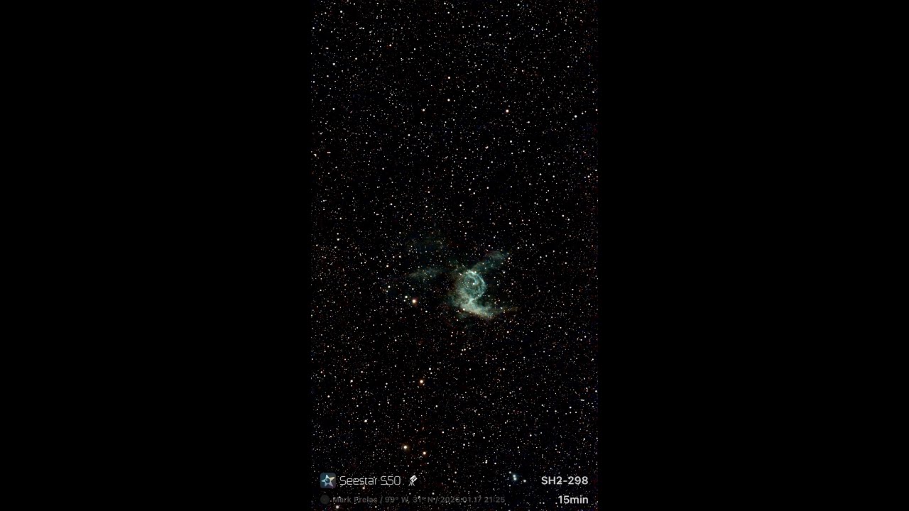 Winter Canis Major Targets — Seestar S50 | Rockwood, TX | January 17, 2026