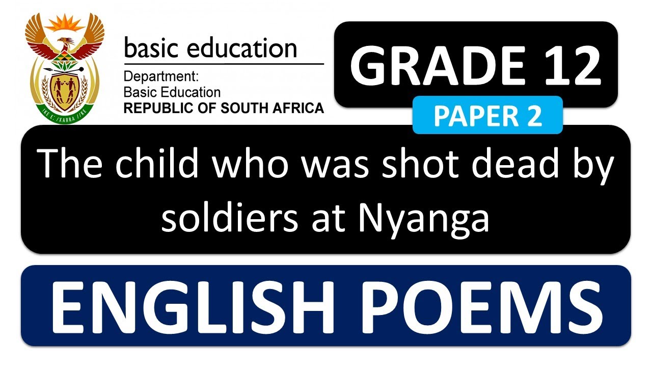 The child who was shot dead by soldiers at Nyanga,  P 2 ENGLISH HOME LANGUAGE 2024 GRADE 12 THUNDER