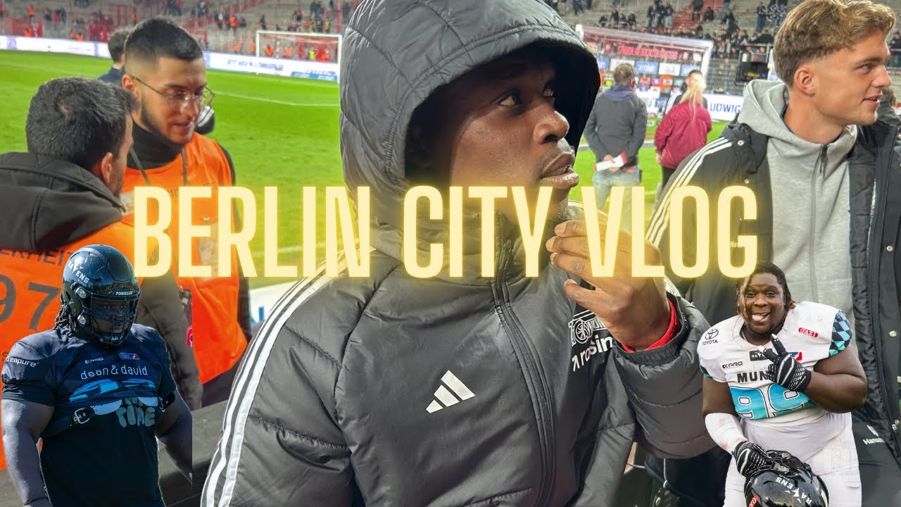  Berlin City Vlog : Union Berlin vs HSV, Poppys & Vibes🙏🏾🔥 | A Day in Hizzy’s Life“