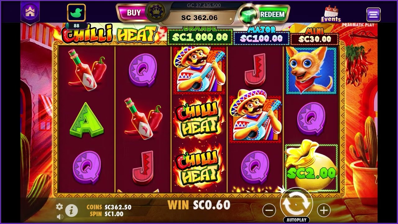 LuckyLand Sweepstakes Casino: Chili Heat Love the Bonus after Bonus 