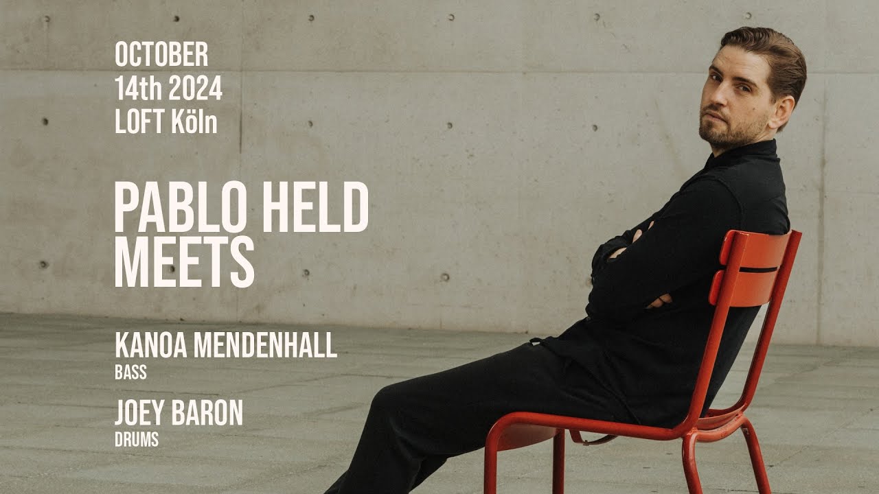 Pablo Held meets Kanoa Mendenhall & Joey Baron (full concert)