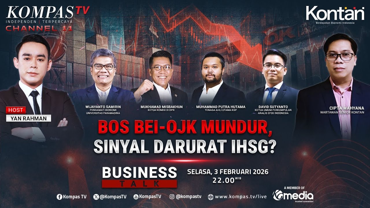 LIVE - Bos BEI-OJK Mundur, Sinyal Darurat IHSG? | BUSINESS TALK