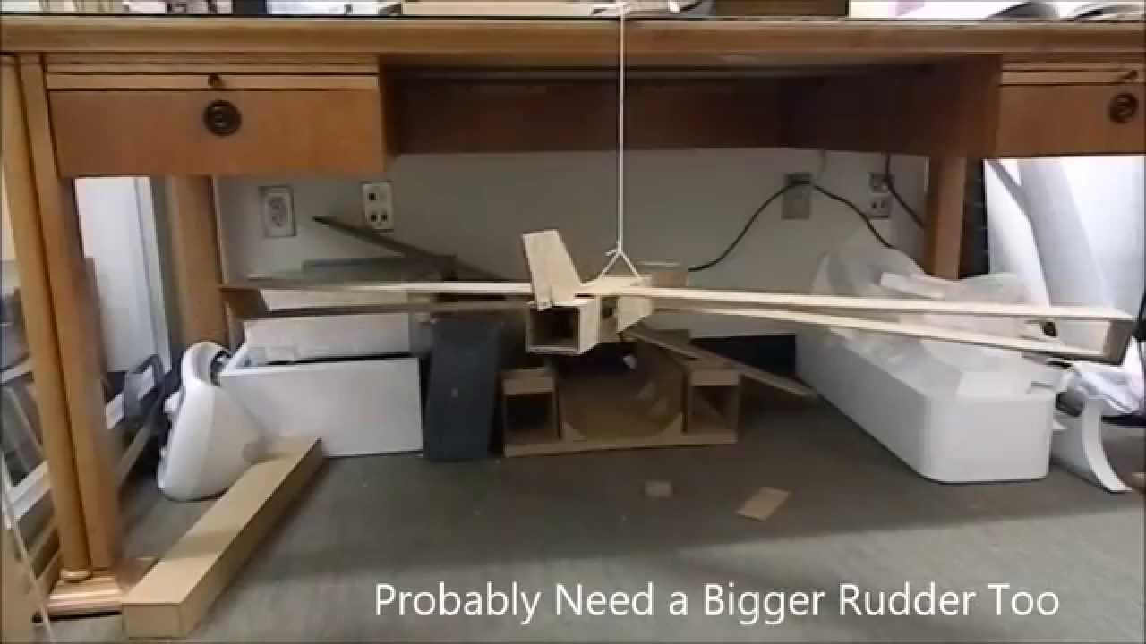 Cardboard Airplane: Build & Control Test     Mikes Inventions