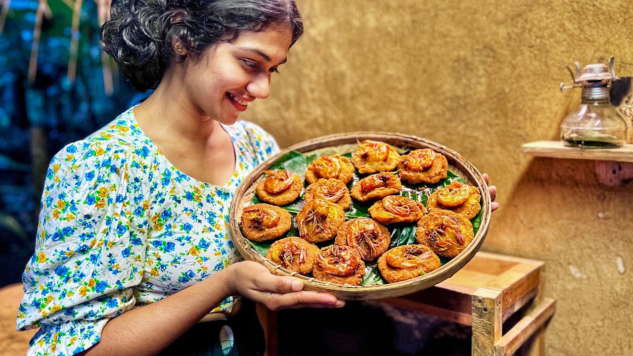 Delicious Prawns Village Snack &ndash; Authentic Sri Lankan Isso Wade 🦐