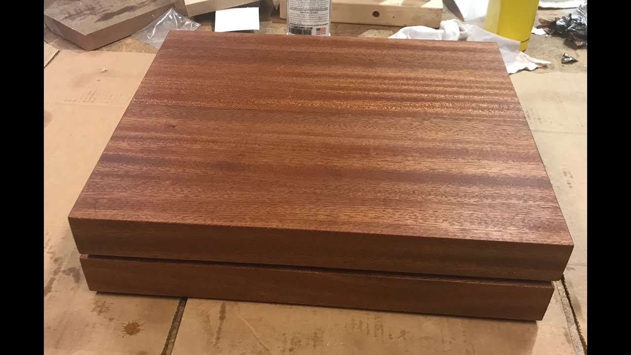 Hand made Sapele Cutting Boards