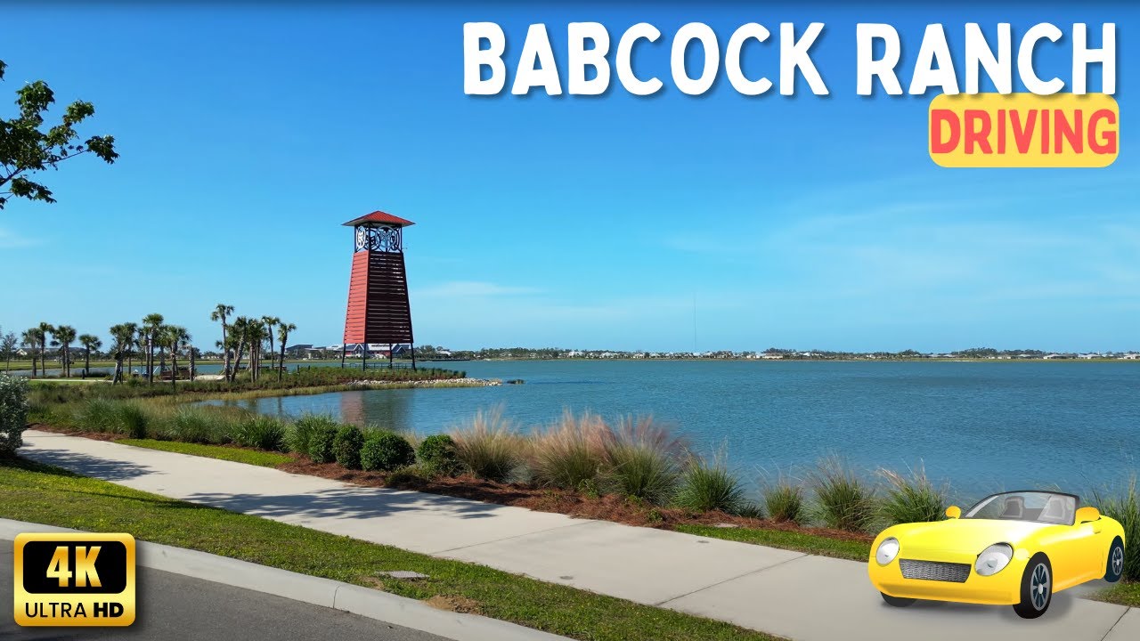 Babcock Ranch Florida Driving Through