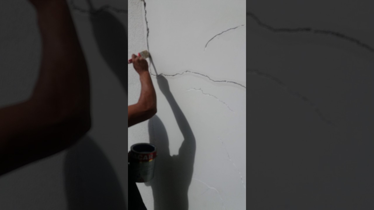 Procedimento  tratamento  fissuras e rachaduras