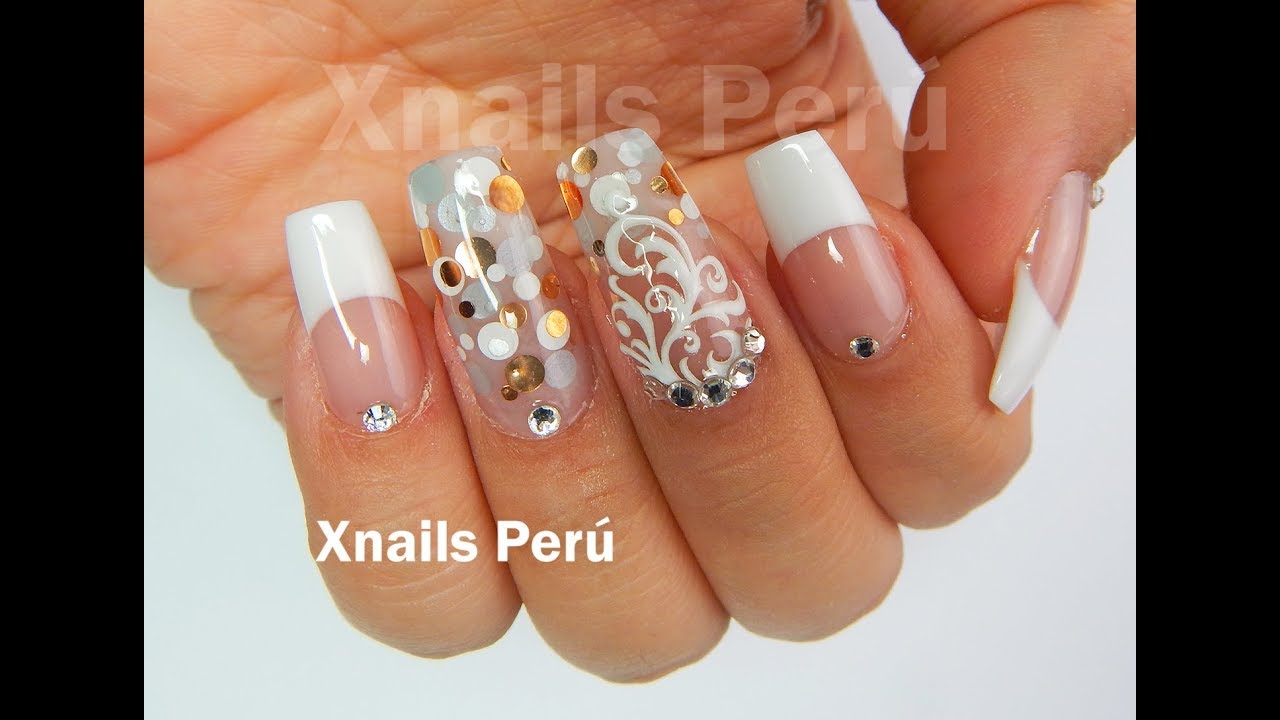 Uñas Acrílicas 💅 ENCAPSULADO y French 😍😍 con MOLDES DUAL / Xnails Peru
