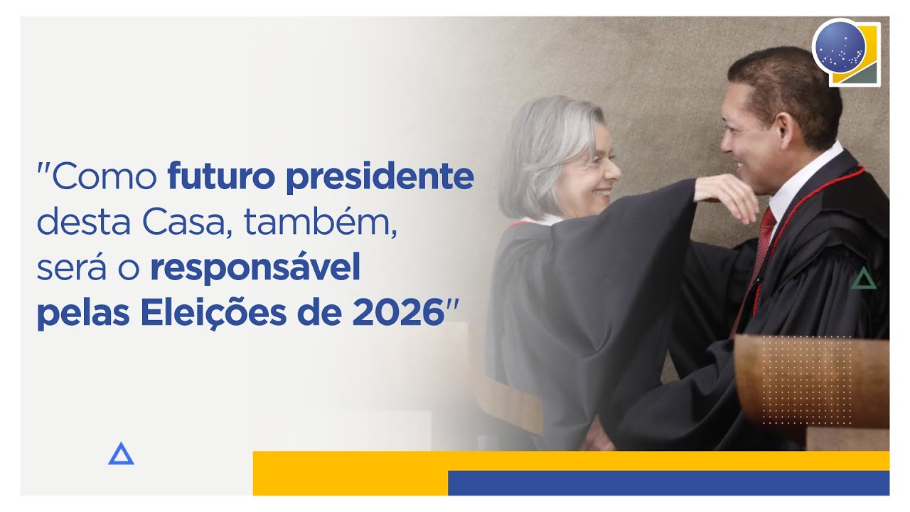 C&aacute;rmen L&uacute;cia parabeniza Nunes Marques pelos 5 anos de atua&ccedil;&atilde;o no STF | Cortes do TSE